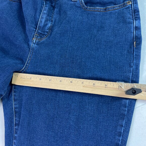 Not Your Daughters Jeans Women's 36x31* Marilyn Straight Dark Blue Denim Tag 16 - Picture 14 of 16